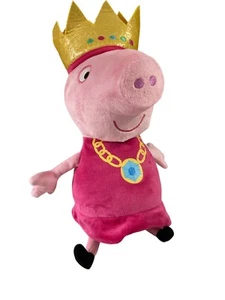 PEPPA PIG Princess N' Oink Talking Plush Stuffed Animal Toy Crown 2003 working - Picture 1 of 11
