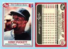 1990 Post Cereal First Collector Series - Kirby Puckett- #3 -  Twins Box 736
