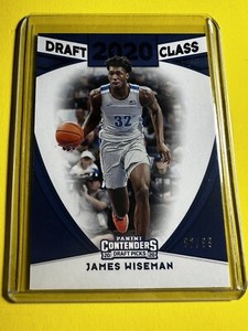 2020-21 Panini Contenders Draft Picks James Wiseman RC Draft Class /99 Pistons