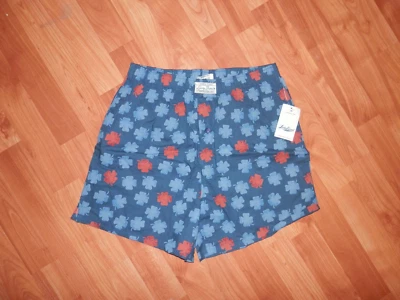 NUEVO Calzoncillos Boxer Lucky Brand Pequeños 100% Algodón Estampado Trébol Completo 4636 Foto 1 de 4