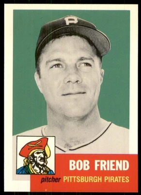 1991 Topps Archives Ultimate 1953 Set Bob Friend Pittsburgh Pirates #298 - Image 1 of 2