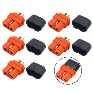 5Pcs XT60i XT60I-F Plug Female Connector with Sheath Housing for RC Lipo Batt... - Picture 1 of 5