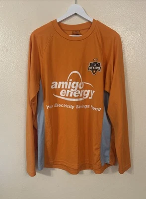 Домашняя футболка MLS HOUSTON DYNAMICO 2008–10 — размер XL с длинным рукавом - Изображение 1 из 4