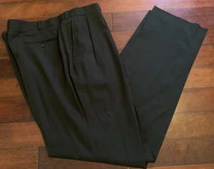 Cordovan & Grey Olive Wool Pant Size 48 R - Picture 1 of 10
