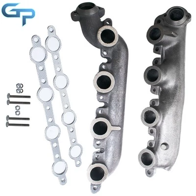 Exhaust Manifold Set For Ford 7.3L F250 F350 F450 Powerstroke 1999.5-2002 2003 - Image 1 of 4