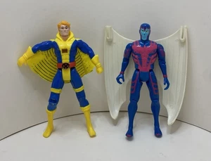 VTG 1991/92 Toy Biz Marvel Uncanny X-Men Archangel & Banshee Figures SEE PICS - Foto 1 di 10