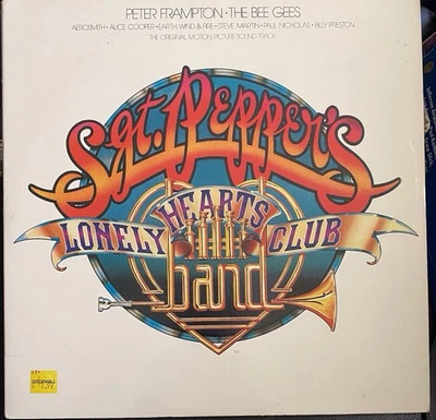 SGT Peppers Lonely Hearts Club Band Soundtrack Vinyl 2LP Record w Poster NM- - Image 1 of 4