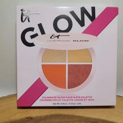 it Cosmetics CELEBRATE Glow Face & Eye Palette Blush & Highlighter (4 Shades) - Image 1 of 4