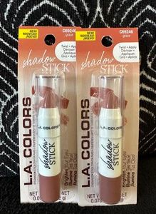 🌺2er Pack LA COLORS GRACE C69246 NUDE MOCHA CREAMY SHADOW STICK CRAYON LIDSCHATTEN SET - Bild 1 von 11