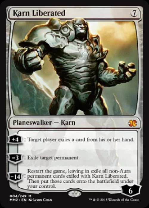 Karn Liberated - Medium Play MTG Modern Masters 2015 - Image 1 of 1