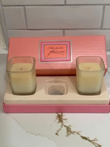 Vintage Estee Lauder Pleasures Kerze 2er Set Neu Duft Parfümiert 1,5 Zoll LESEN - Bild 1 von 7