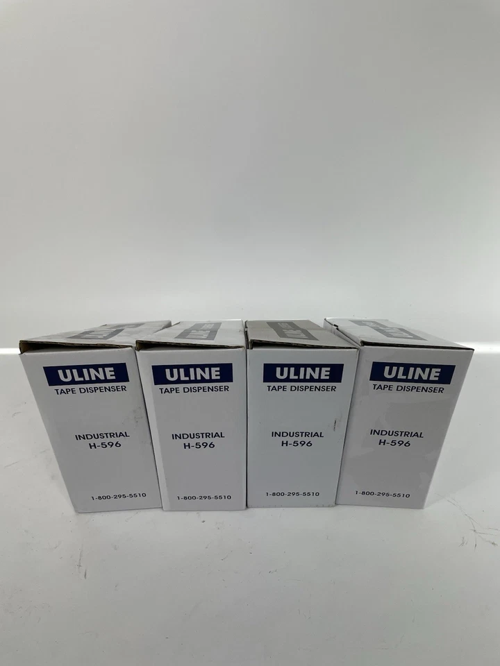Lote de 4 pistola dispensadora de cinta de mano con cargador lateral industrial Uline H-596 nueva en caja Foto 1 de 4