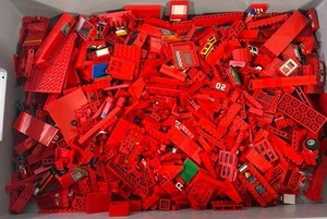 Lego Rote Steine & Zubehör 1,850 Kg Konvolut Einzelteile Lego - Bild 1 von 14