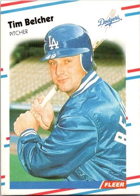 Tim Belcher 1988 Fleer #509 Los Angeles Dodgers - Image 1 of 2