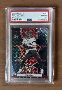 Panini Mosaic 2022 - Jugador Más Valioso del Super Bowl Tom Brady #291 Genesis Mosaic Prizm - Imagen 1 de 2