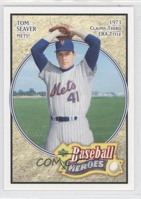 2005 Upper Deck Baseball Heroes Tom Seaver #27 Salón de la fama Foto 1 de 2