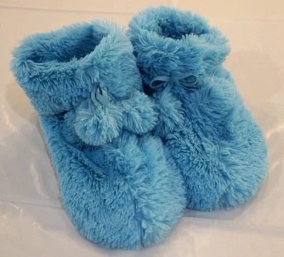 HUE Silkie 柔软舒适女式小号 (5-6) 绿松石拖鞋短靴全新无标签 — 第 1/4 张图片