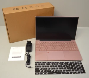 Auusda T152A 15,6" FHD Laptop Intel Alder N95 32GB DDR4 1TB NVMe SSD Win 11 Rosa - Bild 1 von 9