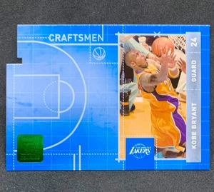 Donruss Kobe Bryant Lakers Craftsman 2010-11 lámina verde esmeralda troquelada SP #1 - Imagen 1 de 2