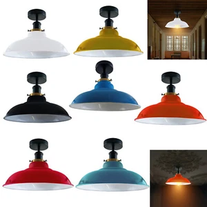 Lámpara de techo moderna empotrada para pantalla colgante soporte de iluminación E27 - Imagen 1 de 51
