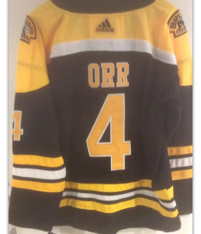 Bobby Orr Boston Bruins jersey, NWT, Mens Large (46), 23”pit-to-pit Cover