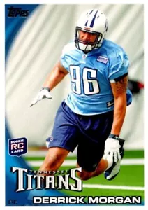 2010 Topps Derrick Morgan Rookie Tennessee Titans #362 - Picture 1 of 2
