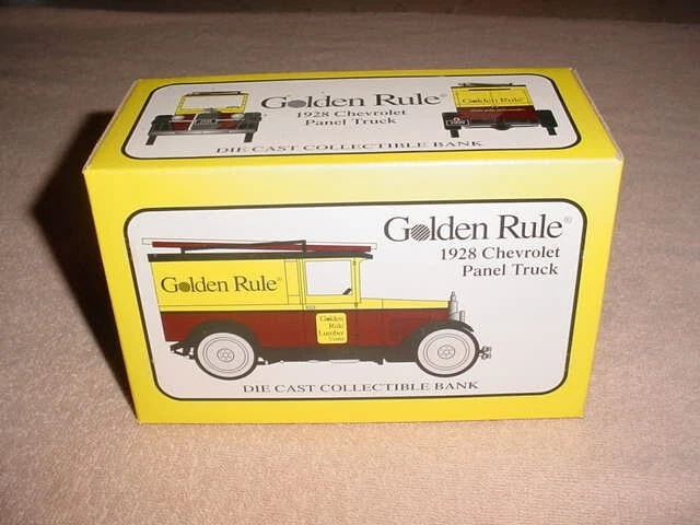 GOLDEN RULE LUMBER 1928 CHEVROLET PANEL TRUCK  # 19019  (NIB) - Image 1 of 1