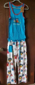 Lazy One "I'm Owl Yours" Women's Pajama Set, Tank & Pants - XL/XS - Picture 1 of 7