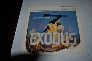 EXODUS Movie Soundtrack Ernest Gold Vinyl LP RCA Victor Records LSO-1058 VG - Picture 1 of 2