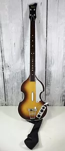 Rock Band Beatles Hofner Bass Guitar Wireless XBGTS3 - Xbox 360 Tested Working - Picture 1 of 13