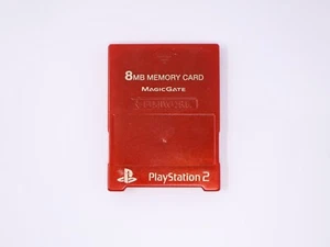 Tarjeta de memoria PS2 8 MB Fujiwork RED Memory King Playstation 2 vendedor de EE. UU. - Imagen 1 de 2