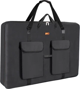 Art Portfolio Bag 36 X 48, Waterproof Artist Carrying Bag Soft Side Sturdy with - Picture 1 of 7