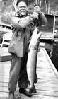 Northern Pike In Lake Of The Woods 1951 Old Fishing Photo