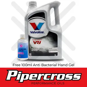 Valvoline VR1 Racing 20W-50 Car Engine Motor Oil 5L 5 Litre + FREE GIFT - Picture 1 of 2