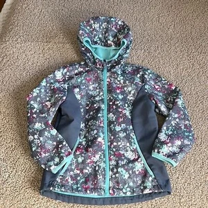 Free country • floral full zip soft shell rain jacket - Picture 1 of 11