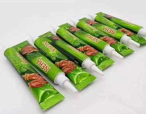 Best Neha Herbal Fast Henna Mehandi Cones Natural Herbal Strong Dark RED Tubes - Picture 1 of 5
