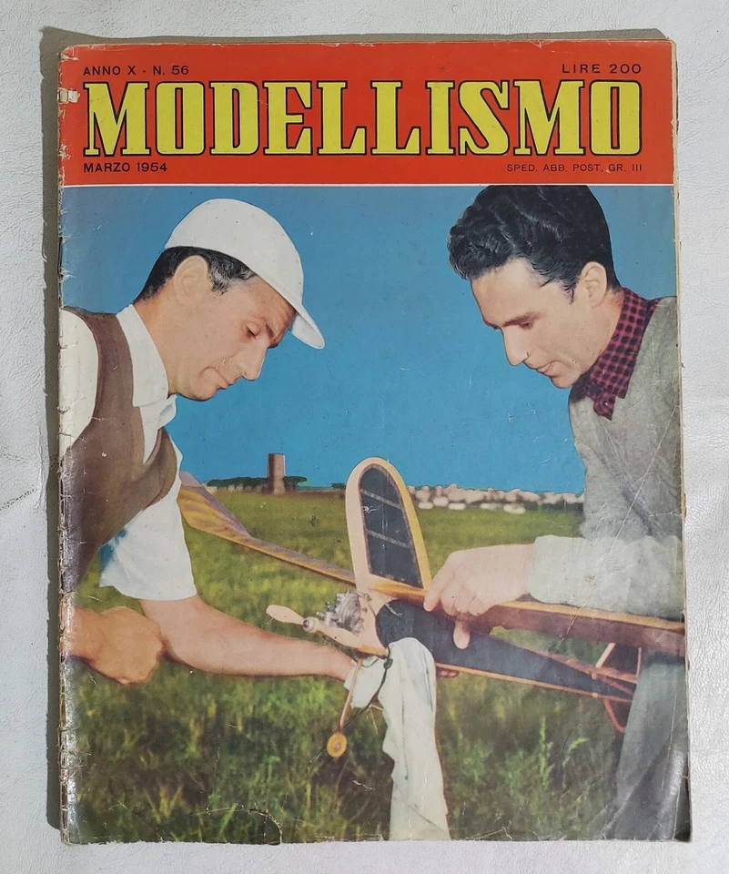 I113368 MODELLISMO 1954 a. X n. 56 - Ski Arrow / Beta AR 172 / Cieu de Lanterna - Immagine 1 di 4