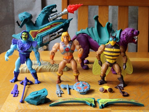 MOTU Origins: He-Man, Skeletor, Buzz Off, Panthor & Sky Sled Cover