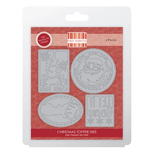 FIRST EDITION CHRISTMAS TOPPER DIES 4 PIECES ON MAGNETIC SHEET - Image 1 of 1