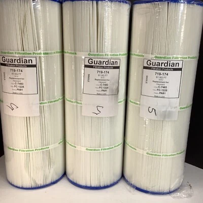 Guardian Filtration Products 719-174 3 Pack Pool Filter Replacement For Hayward - Image 1 of 4