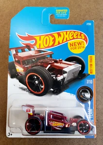 Hot Wheels Bone Speeder HW Race Team #7/10 2016 rojo y negro 1:64 rojo OH 5 radios - Imagen 1 de 20
