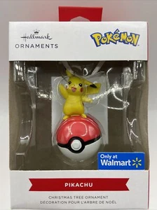 Hallmark Ornaments Pokémon Pikachu on Poke Ball Christmas Ornament New - Picture 1 of 3