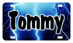 ATV 4" x 7" Lightning Blue Personalized License Plate Custom  Motorcycle Tag - Bild 1 von 4