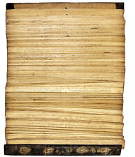 Rare Late Or Post Medieval Indian Palm Leaf Manuscript Full Book In Tamil - #94