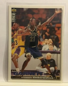 1996 UPPER DECK COLLECTOR’S CHOICE KEBIN GARNETT #59 TIMBERWOLVES MSK - Picture 1 of 2