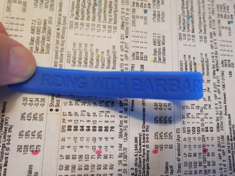 KY DERBY Horse Racing Memorabilia -- Riding with Barbaro Bracelets Cover