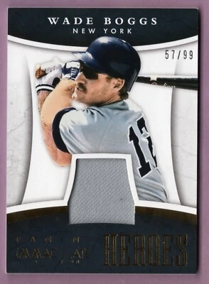 2015 IMMACULATE COLLECTION IMMACULATE HEROES MATERIALS #3 WADE BOGGS /99 YANKEES - Image 1 of 4