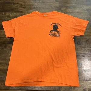Vintage Metallica festverdrahtetes Tour Local Crew T-Shirt Herren XL orange SELTEN kostenloser Versand 🙂 - Bild 1 von 7