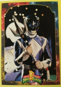 1994 Mighty Morphin Power Rangers / The Blue Ranger / Series 2 / #121 / Yellow  - Picture 1 of 6