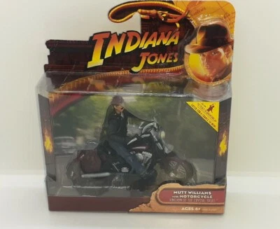 Indiana Jones Kingdom Of The Crystal Skull Mutt Williams motocicleta 2008 Hasbro - Imagem 1 de 4